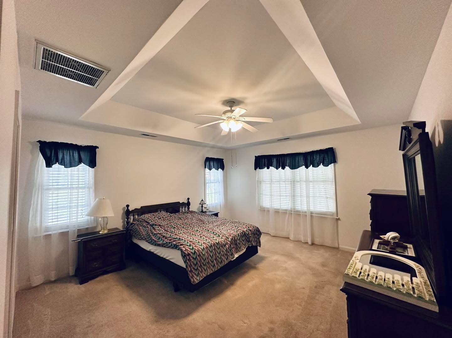 Bedroom with tray ceiling, Delaware