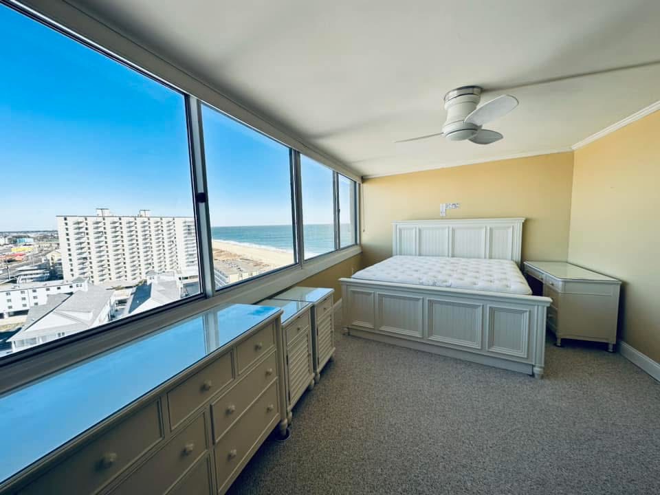 Oceanfront condo bedroom painting, Rehoboth Beach DE