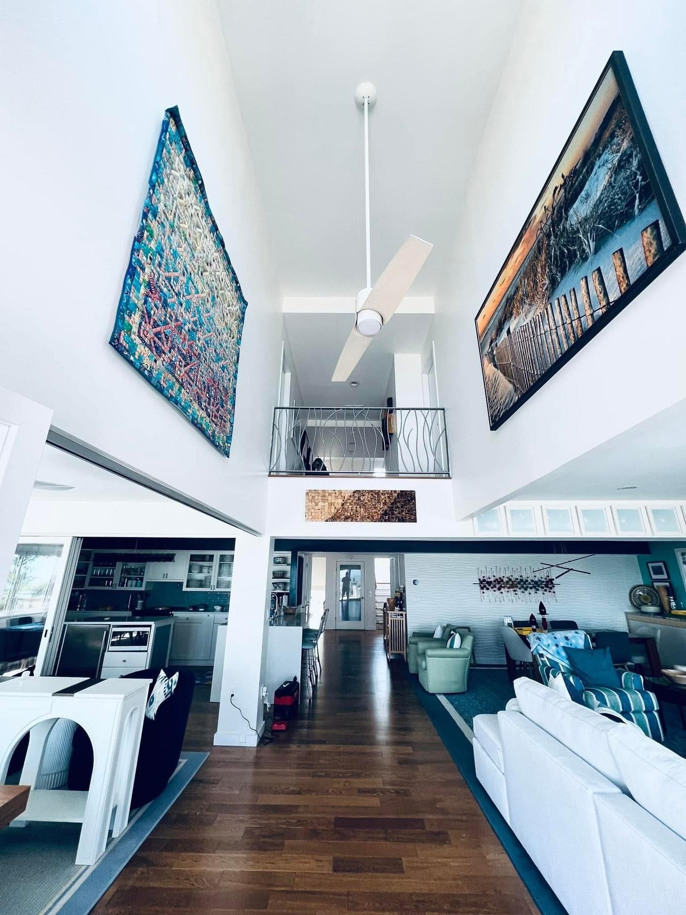 Interior painting — two-story open living space — Bridgeville area