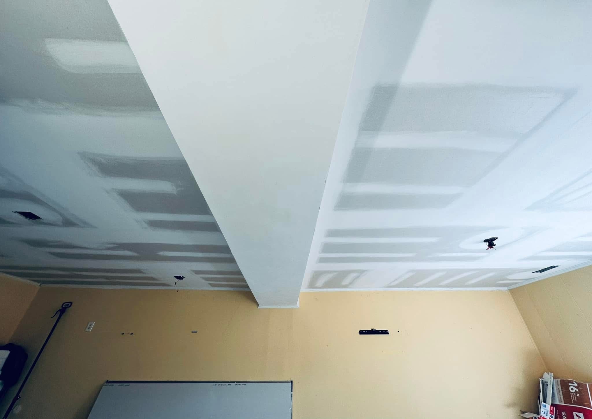 Popcorn removal — fresh drywall finishing — Broadkill Beach area