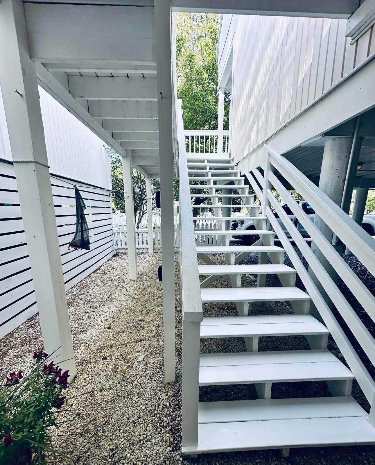 Bahamas Beach Cottages completed deck restoration