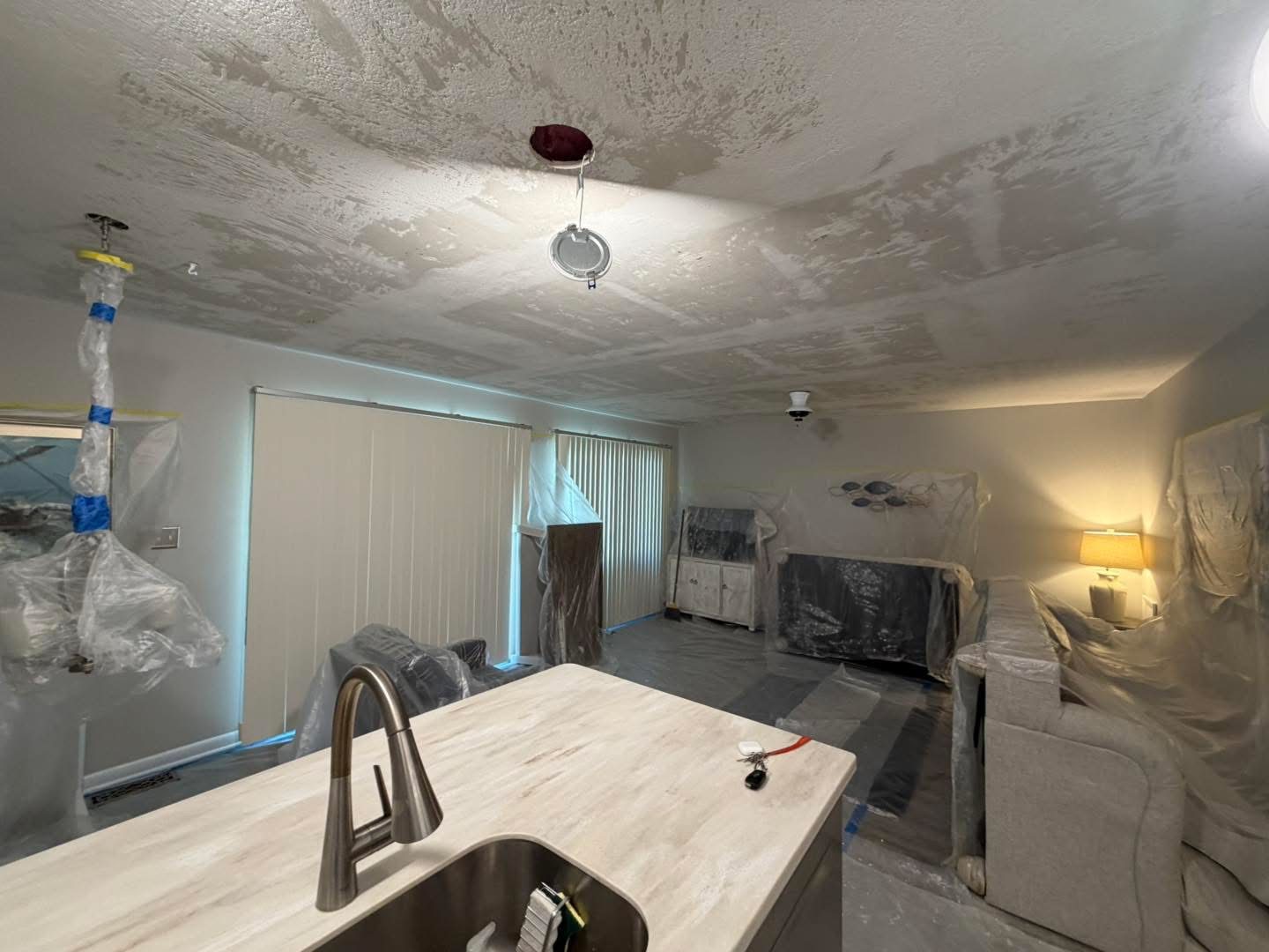 Beach condo popcorn removal photo 2