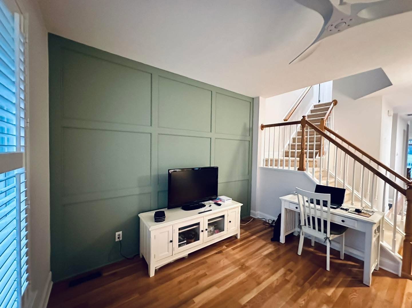 Bear Trap Dunes Jade Dragon batten accent wall
