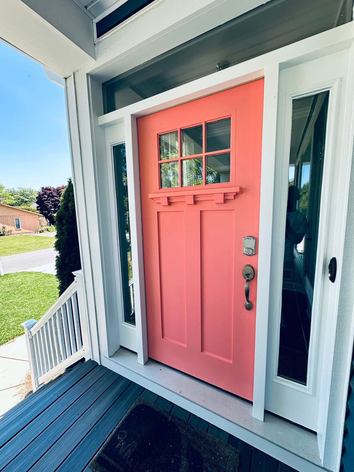 Bethany Beach Coral Odyssey entry door detail