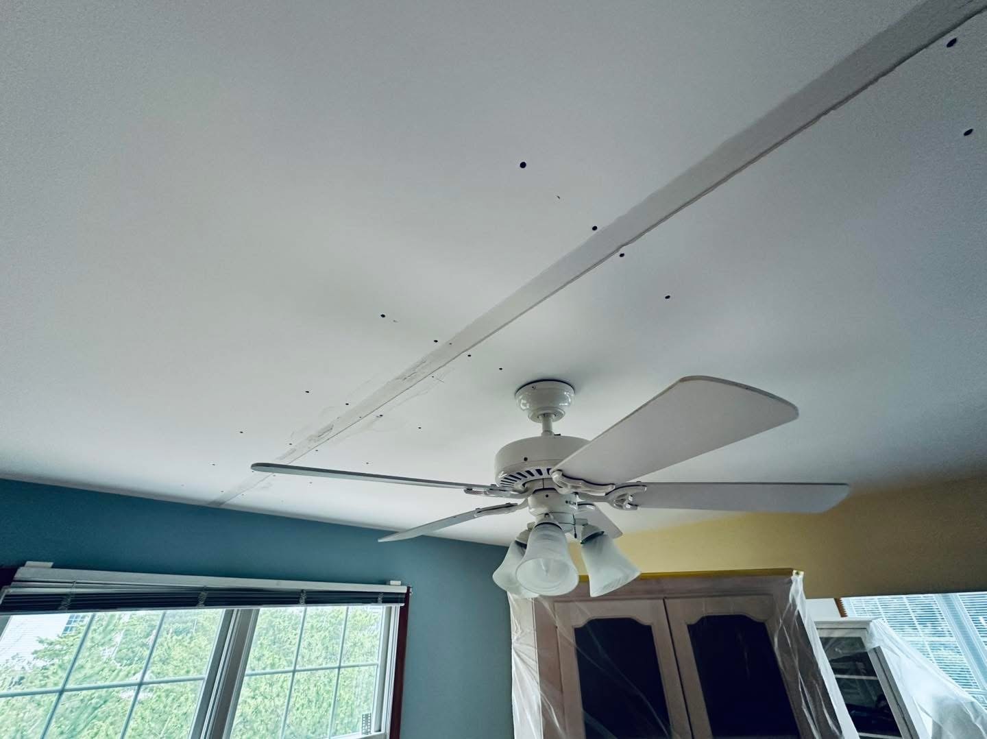 Broadkill Beach water-damaged drywall repair project photo 1