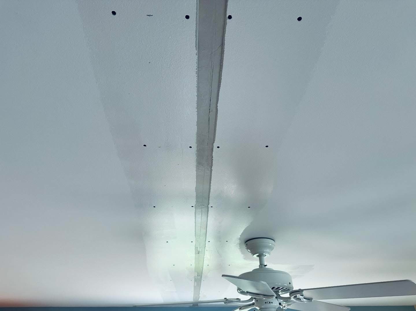 Broadkill Beach water-damaged drywall repair project photo 3
