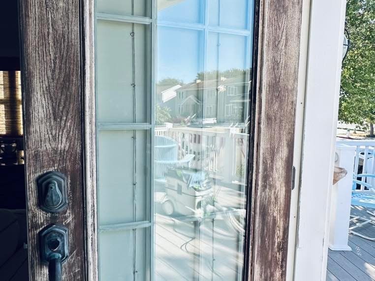 Coastal door and casing repaint project photo 4