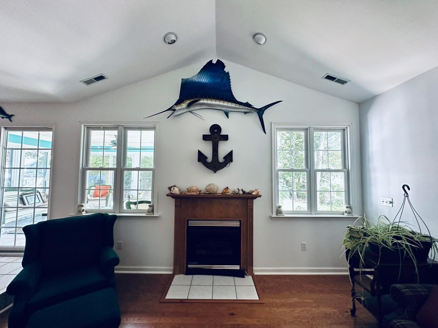 Dagsboro whole-home Pure White repair and repaint project photo 2