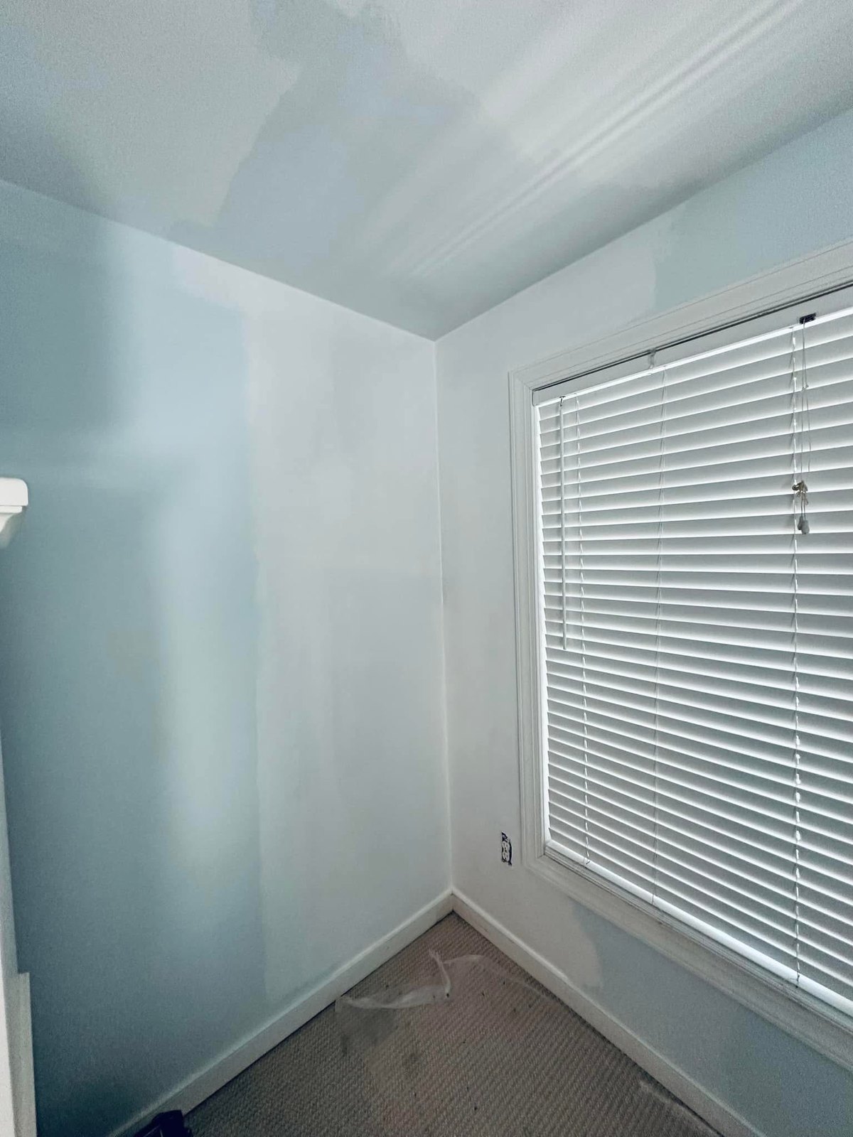 Dewey Beach ceiling and wall repair before paint