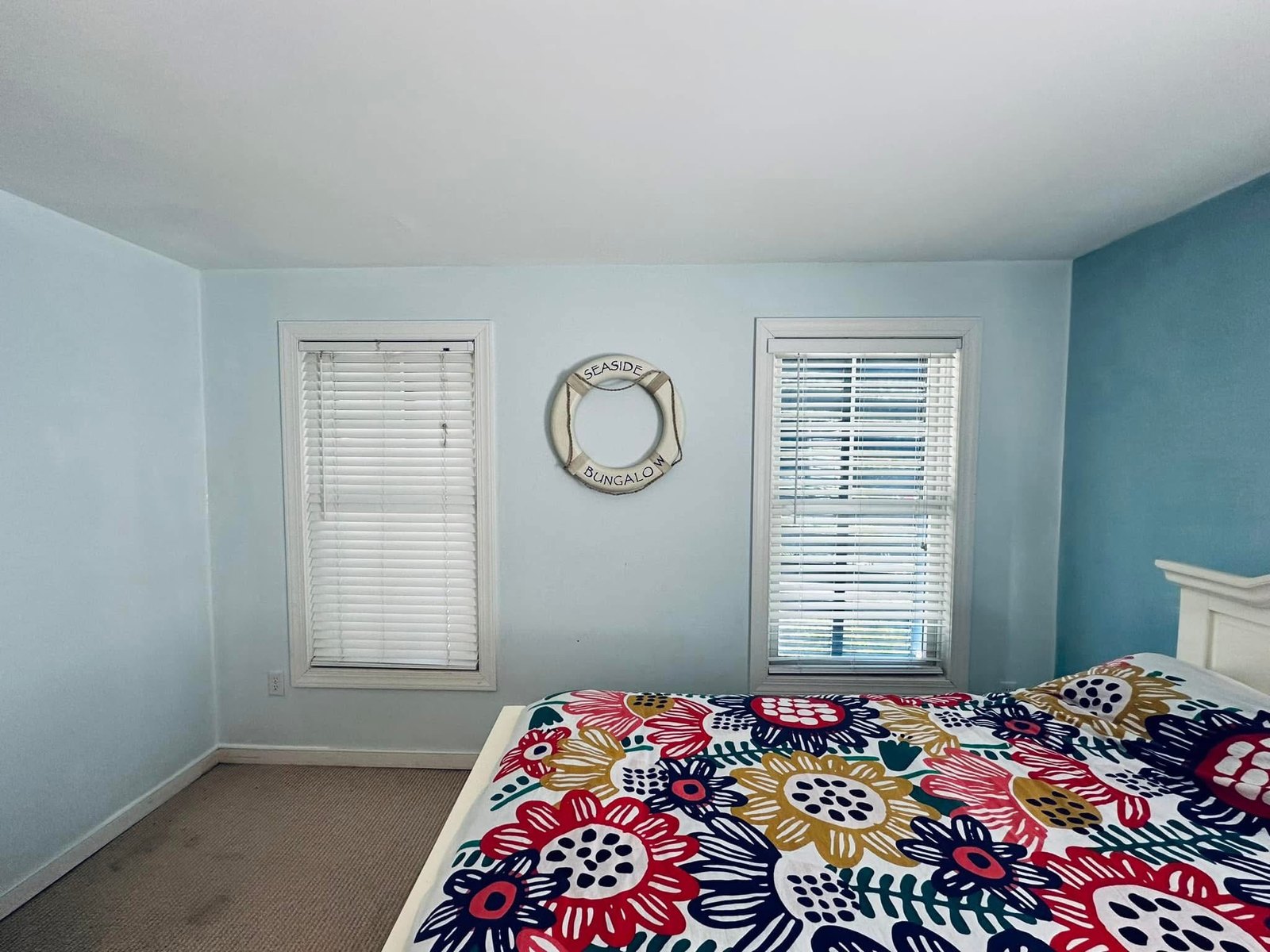 Dewey Beach completed bedroom water-damage reconstruction