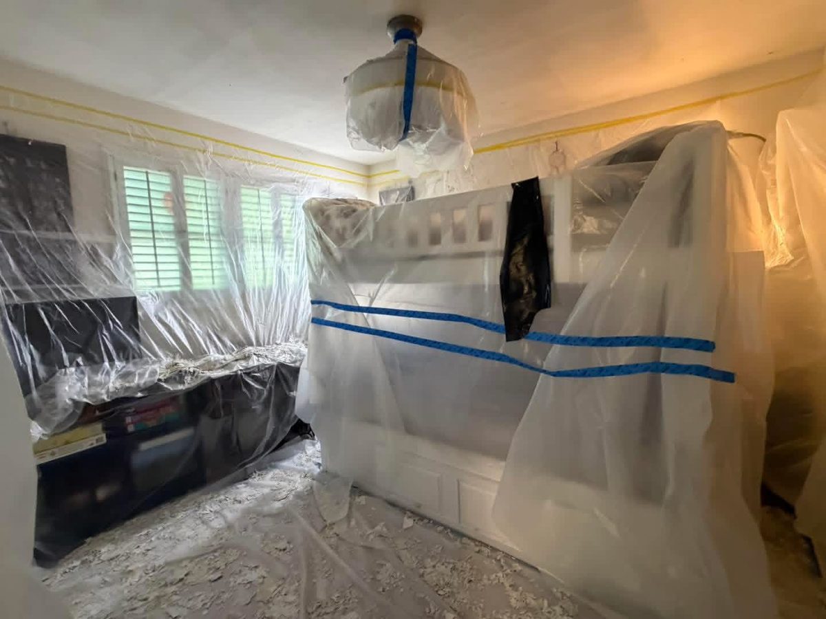 Fenwick West popcorn ceiling removal