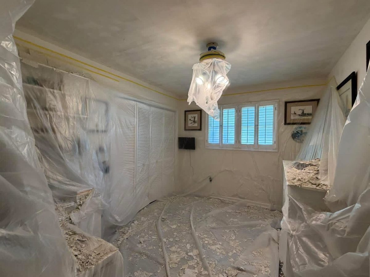 Fenwick West popcorn ceiling removal
