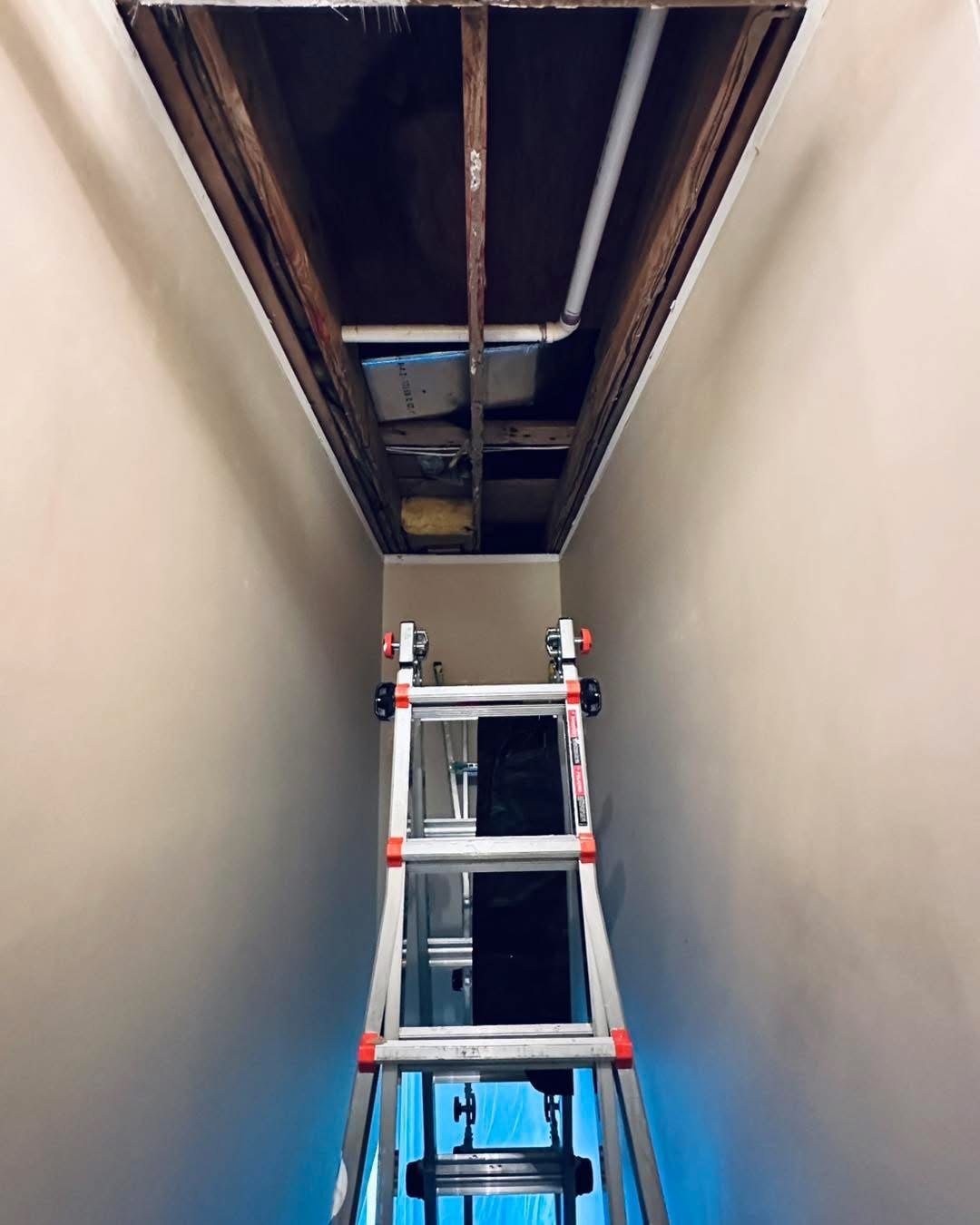 Harrington water-damage ceiling repair project photo 2