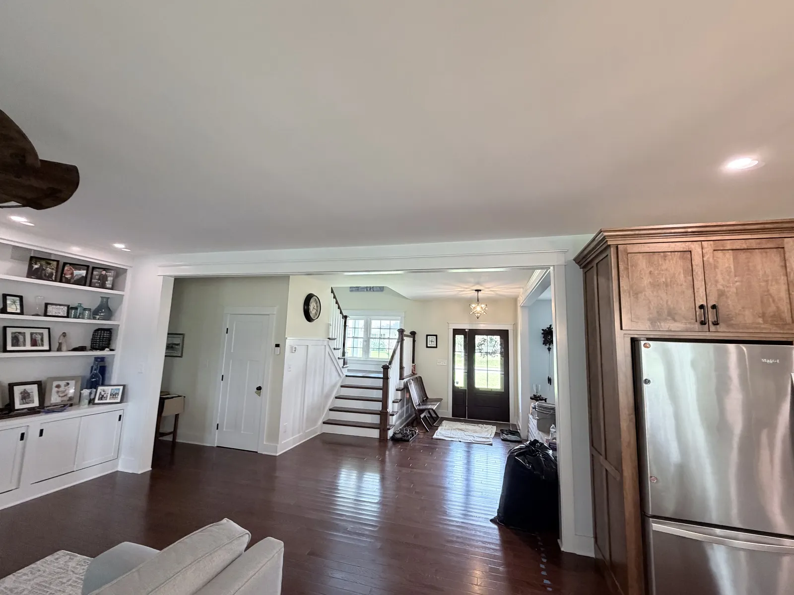 Refreshed kitchen and living area