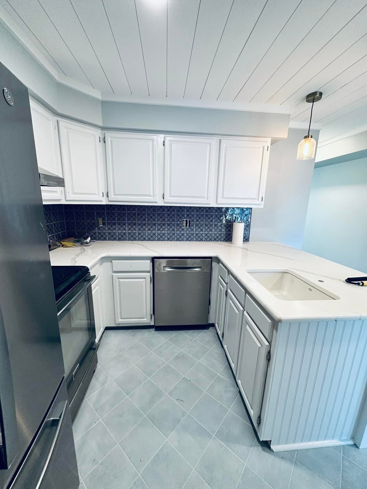 Mallard Lakes, Fenwick Island completed kitchen cabinet painting