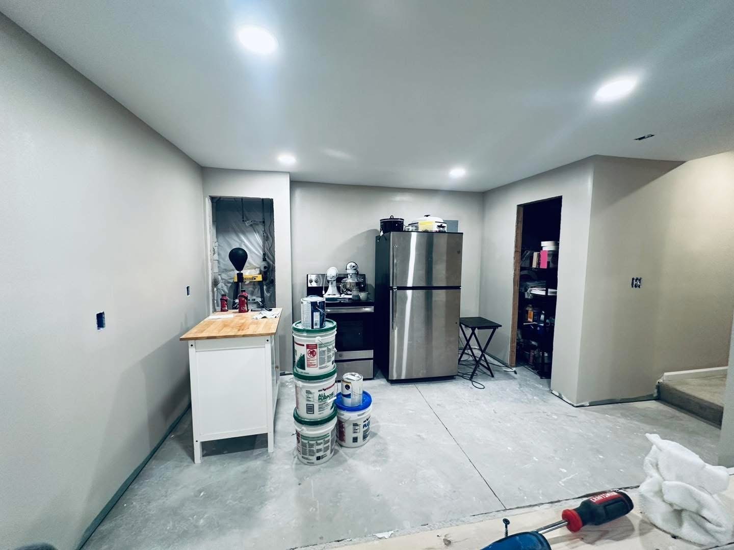 Millsboro finished interior repaint and ceiling finish