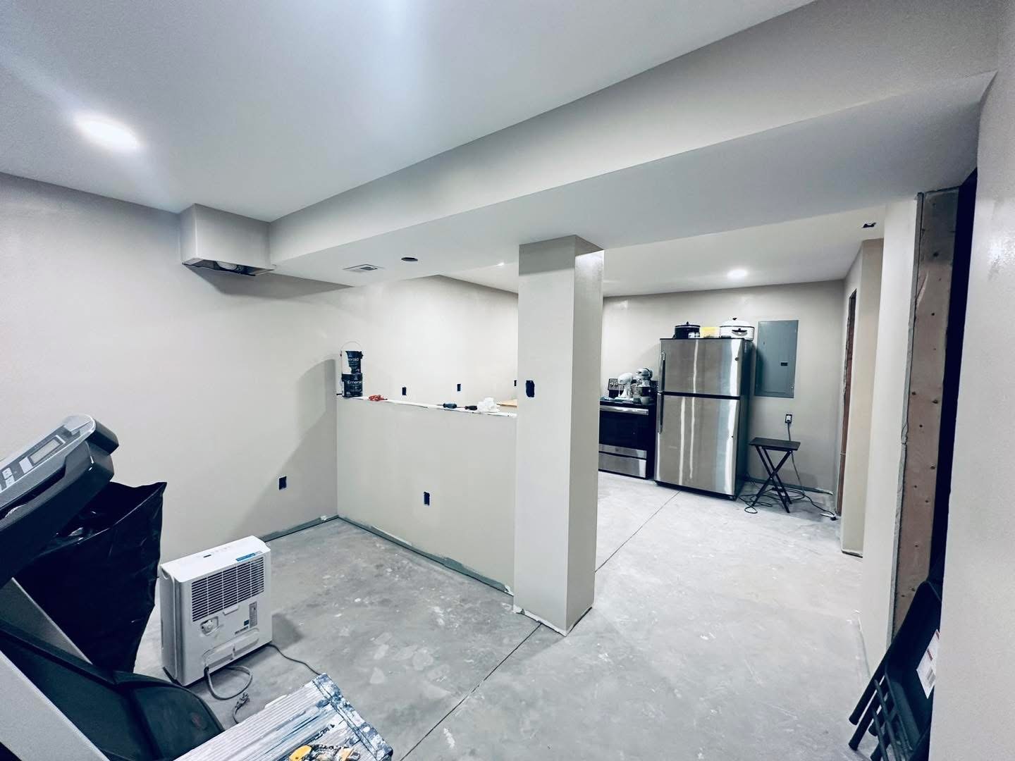 Millsboro completed drywall correction room view