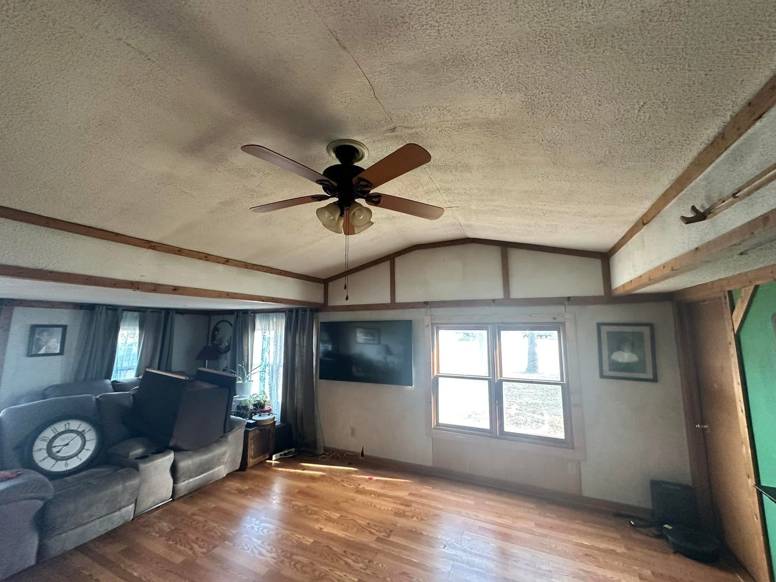 Millsboro ceiling removal and room protection