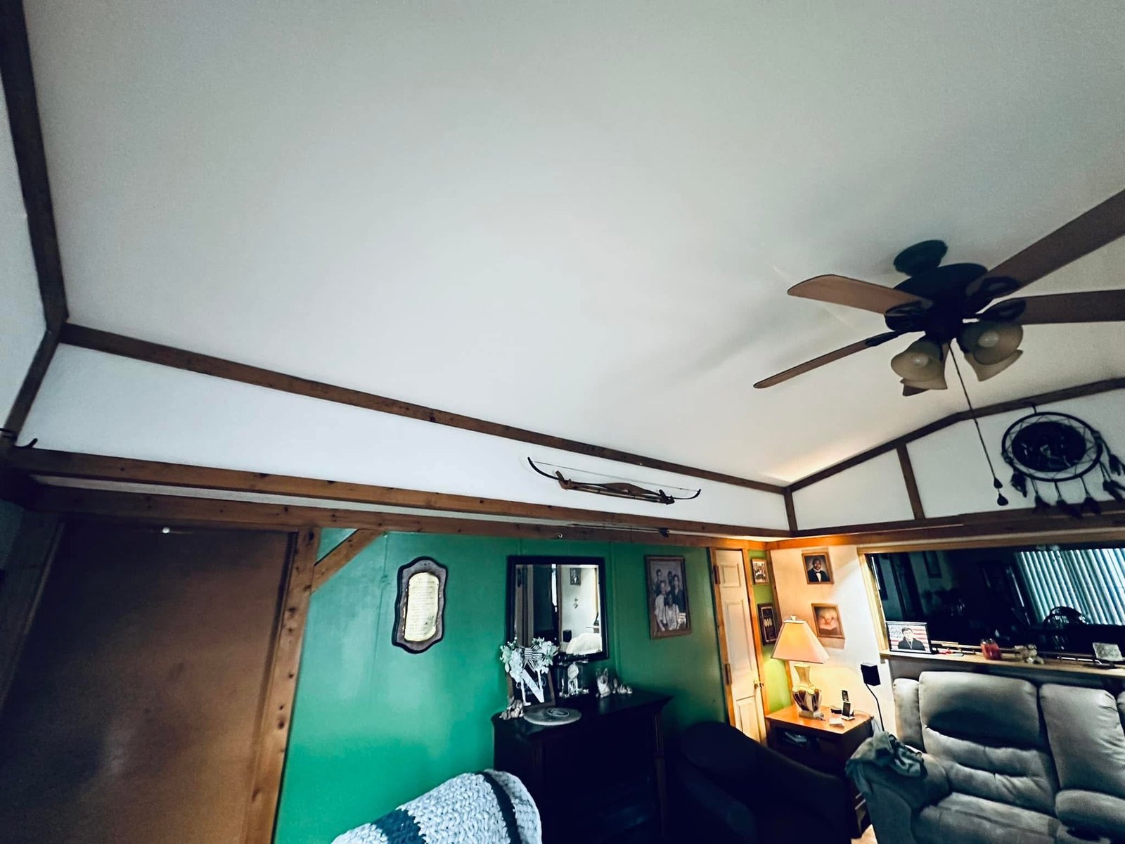 Millsboro completed ceiling replacement room view