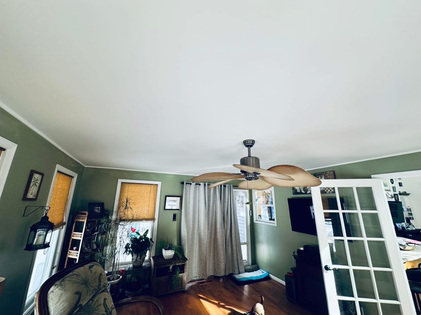 Milton sunroom soffit removal and ceiling replacement project photo 5