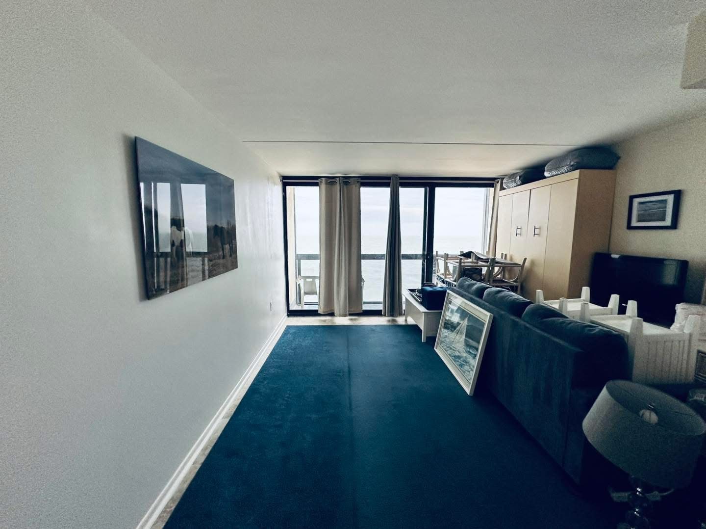 Oceanfront condo wall renovation photo 3