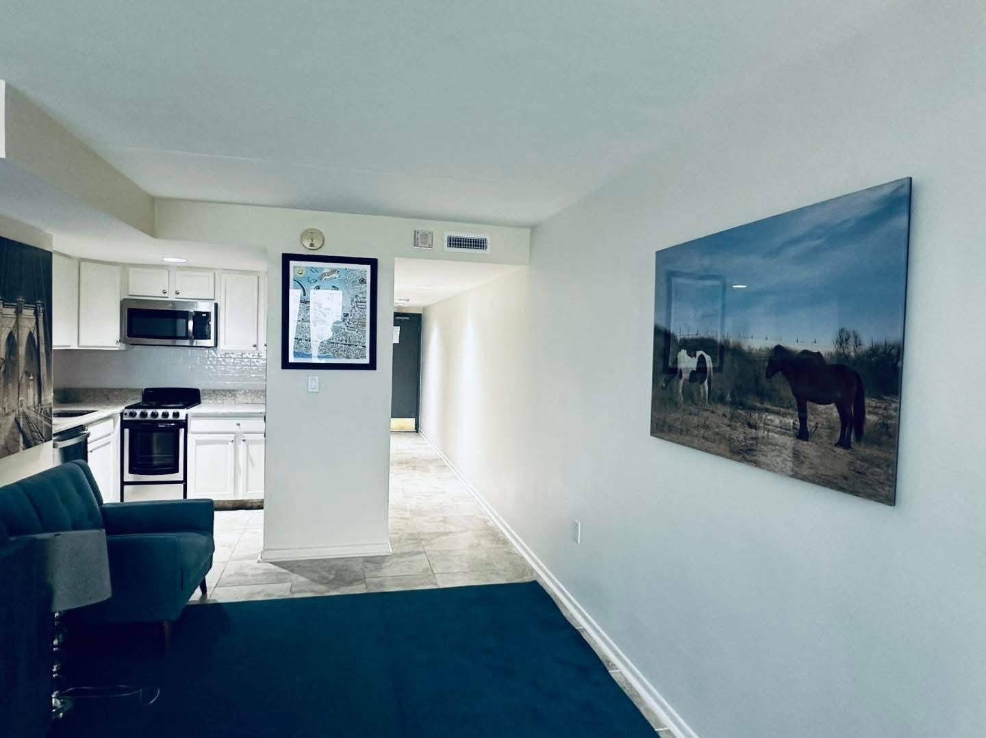 Oceanfront condo wall renovation photo 9
