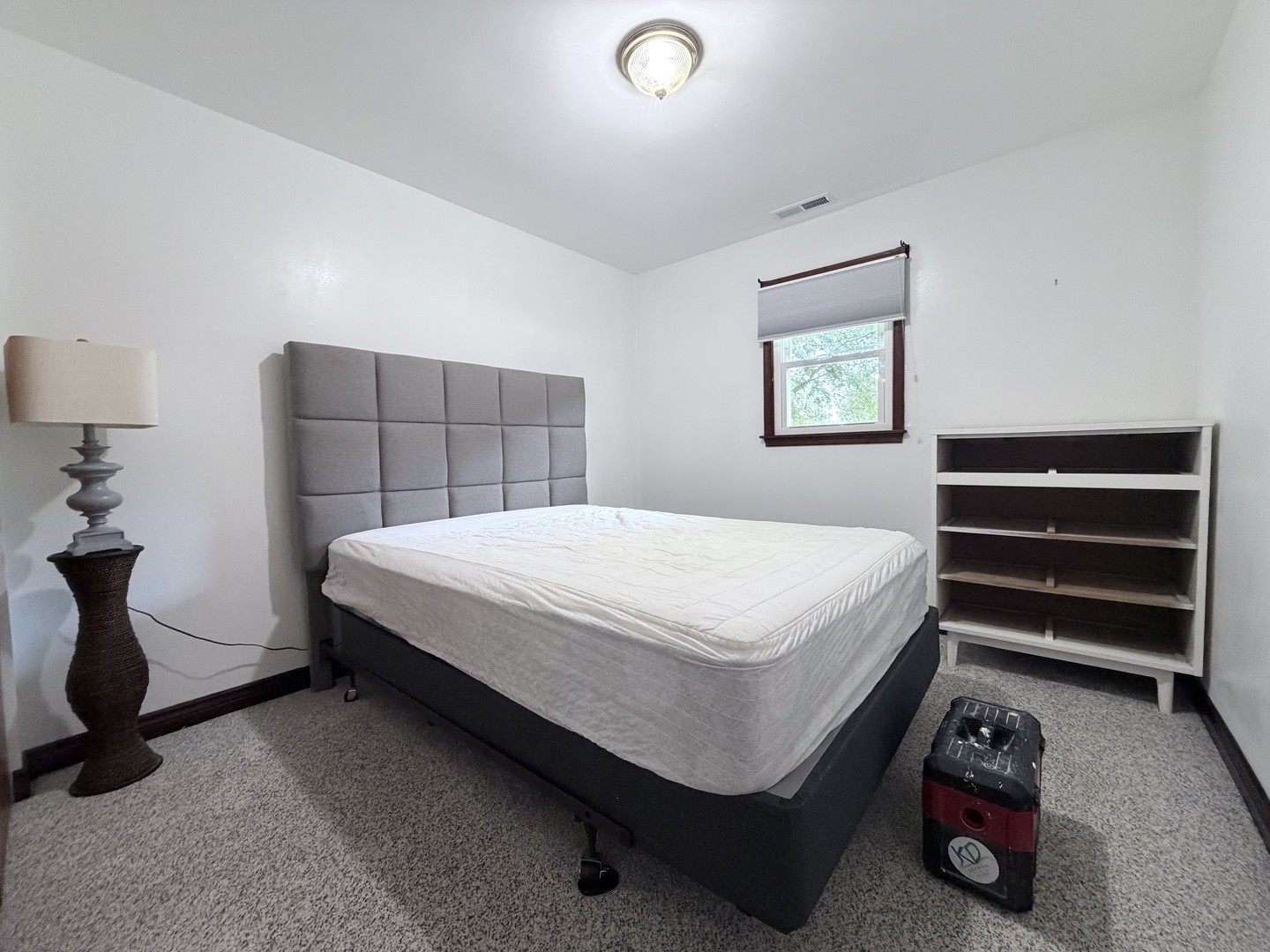 Finished Ocean View bedroom after drywall repair and interior painting