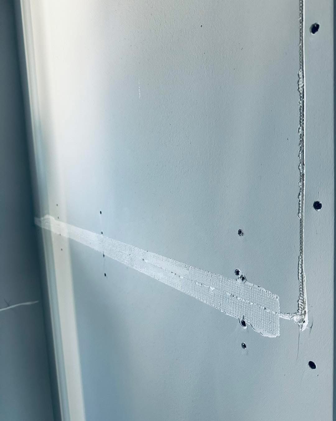 Rehoboth Beach drywall repair preparation with reinforcement