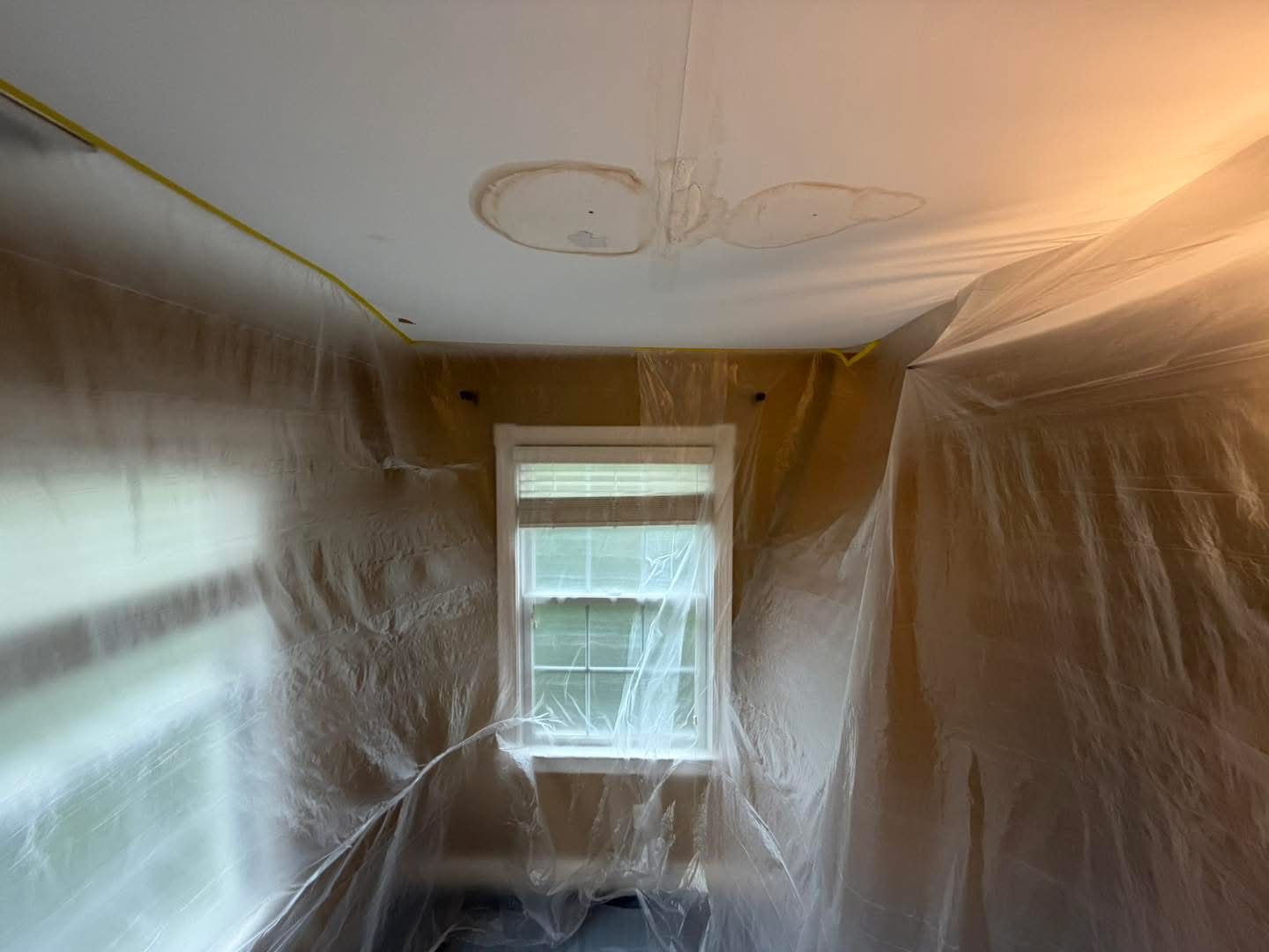 Water damage ceiling repair photo 6