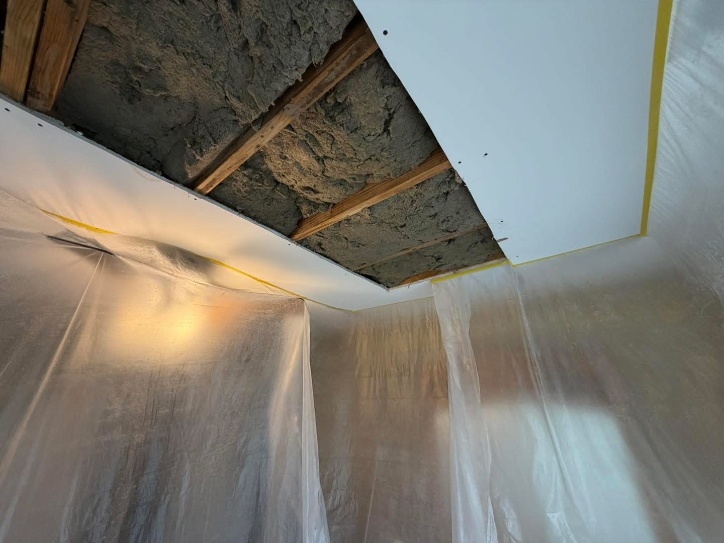 Water damage ceiling repair photo 9