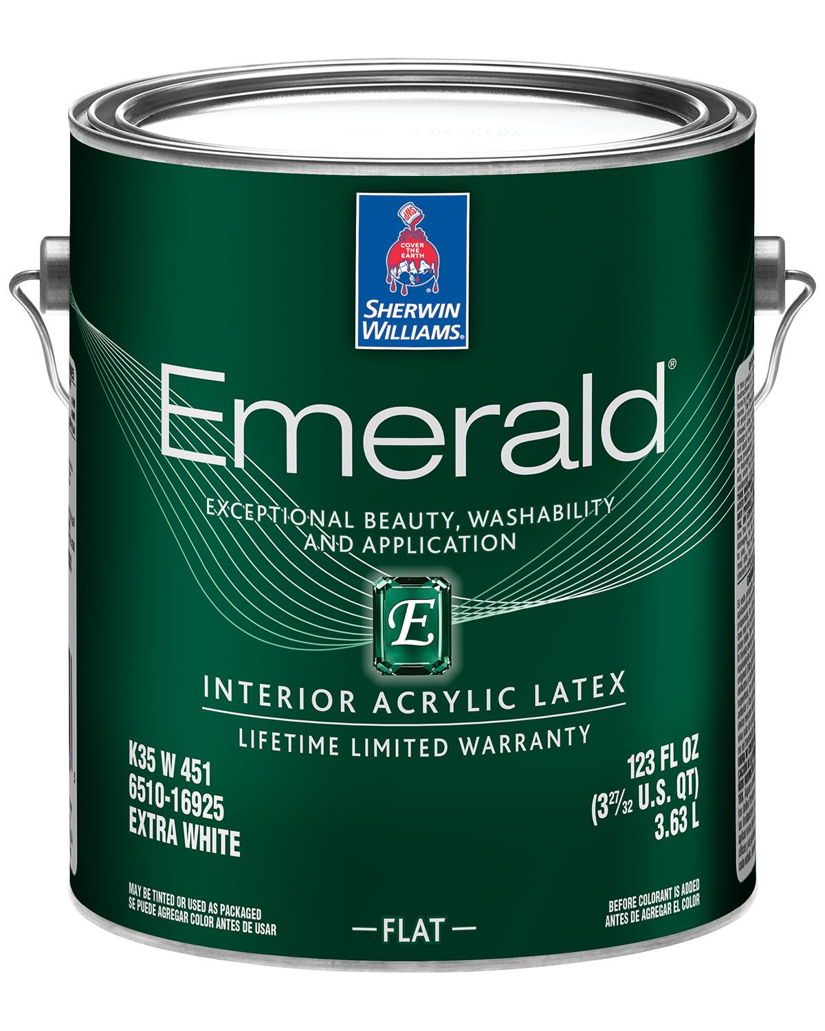 Sherwin-Williams Emerald paint can
